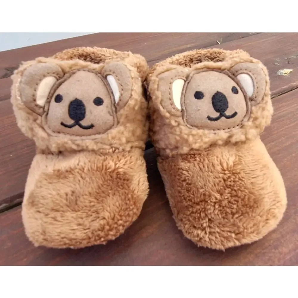 UGG Bixbee Baby Koala Plushie Booties Sleepers Soft Shoes Size 02-03 S 4.5